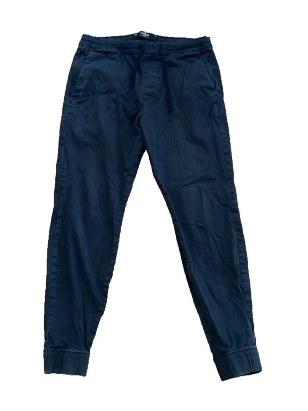 Hollister Jogger Black Advanced Stretch Pants Mens S Skinny Drawstring Straight